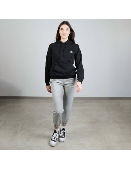 SUDADERA NEGRA CAPUCHA (10024509-A02).