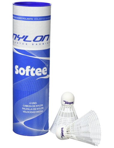 PELOTAS DE BADMINTON SOFTEE NYLON (24158.002).