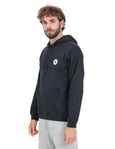 SUDADERA NEGRA CONVERSE (10026981-A01).