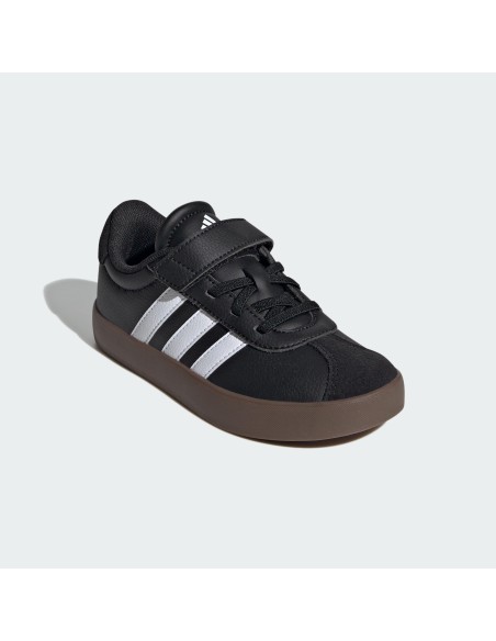 ZAPATILLAS COURT VELCRO NEGRAS (ID9154).
