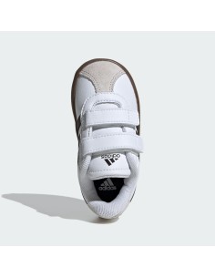 ZAPATILLAS COURT 3.0 BLANCAS VELCROS (ID9157). 2
