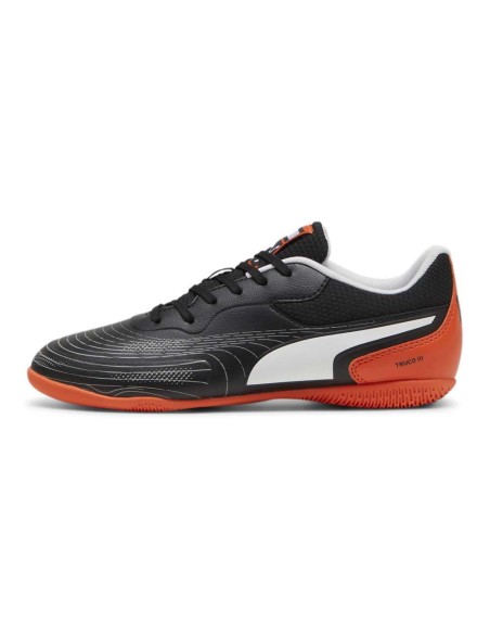 ZAPATILLAS TRUCO BLACK PUMA JR SALA (107980-02).
