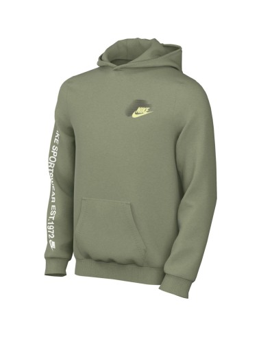 SUDADERA VERDE NIKE (HM4339-386).