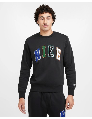 SUDADERA LETTERS NEGRA NIKE (FZ0879-010).