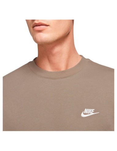 SUDADERA CLUB BEIG NIKE (BV2662-247).