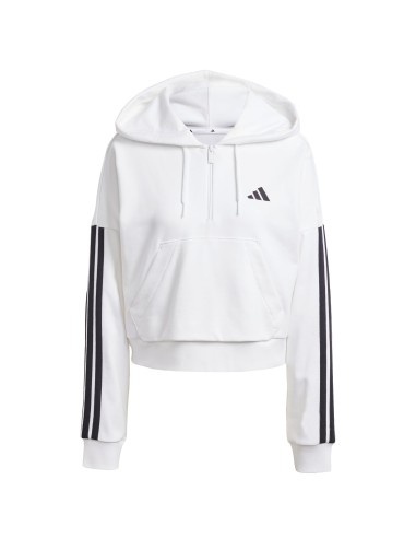 SUDADERA ADIDAS BLANCA CAPUCHA (JN1948).