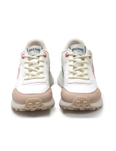 ZAPATILLAS MUSTANG NUILY BLANCO LOTTI VERDE (60779-NUILY BLANCO).