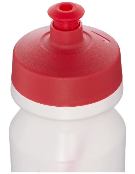 BOTELLA TRANSPARENTE Y ROJA (N0000042944).