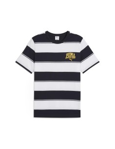 CAMISETA PUMA CLASS STRIPED RAYYAS BLANCO/ MARINO (684657-16).