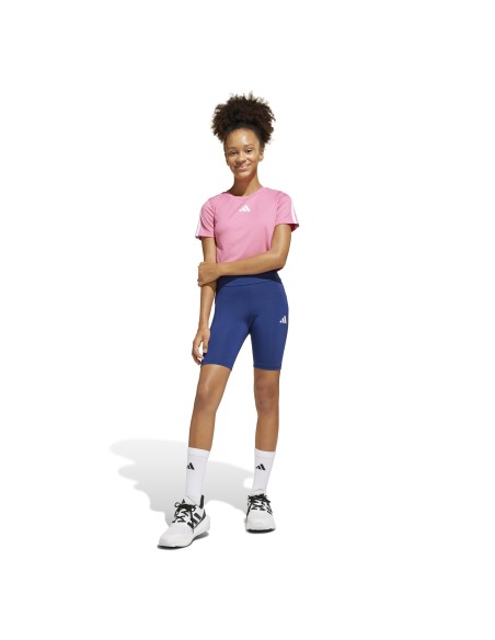 CONJUNTO ADIDAS ROSA - SHORT AZUL ELCTRICO GS (JJ5043). CONJUNTO ADIDAS ROSA - SHORT AZUL ELCTRICO GS (JJ5043).