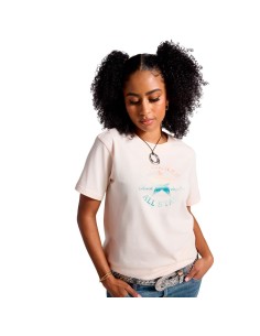 CAMISETA CONVERSE ROSA (10027385-A03).