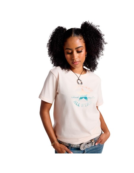 CAMISETA CONVERSE ROSA (10027385-A03).