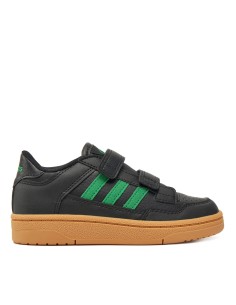ZAPATILLAS RAPID COURT NEGRAS VELCRO (JS0637).