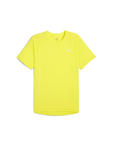 CAMISETA RUN VELOCITY AMARILLA (526600-39).