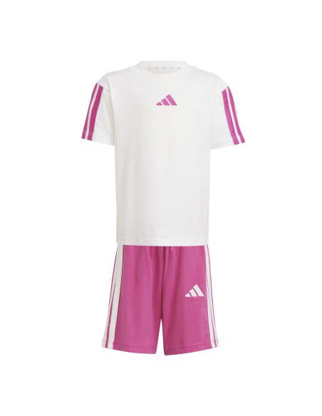 CONJUNTO ROSA BLANCO ADIDAS (JC9620).