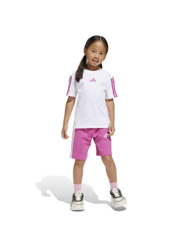 CONJUNTO ROSA BLANCO ADIDAS (JC9620).