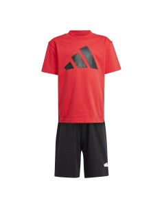 CONJUNTO ADIDAS ROJO NEGRO PS (JC9723).