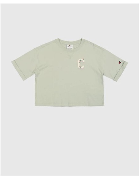 CAMISETA VERDE C CHMAPION (405095-GS129).