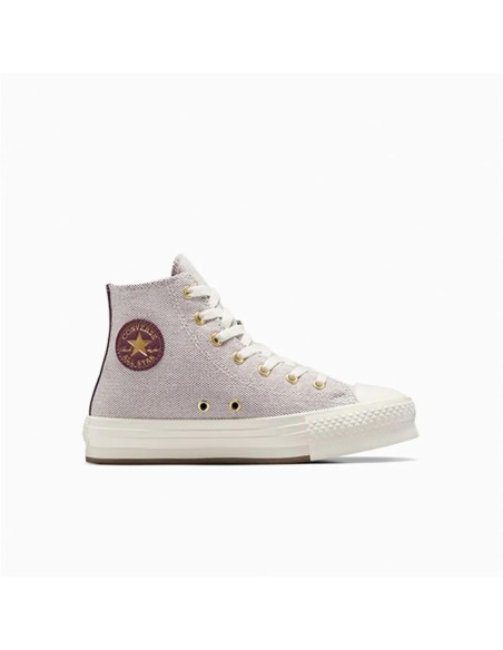 ZAPATILLAS BEIG CONVERSE PLATAFOMR (A12615C).