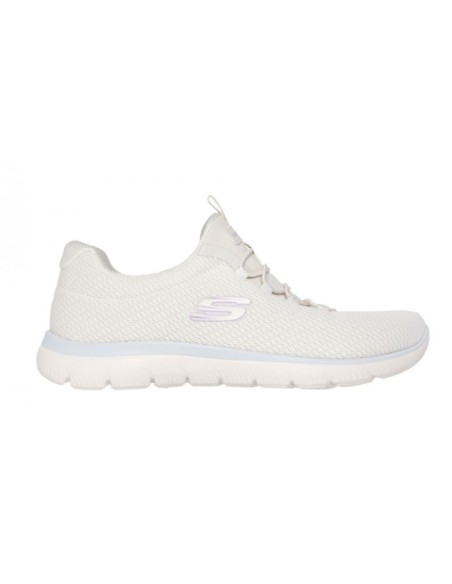 ZAPATILLA SKECHERS W BLANCA (150268-NTMT).