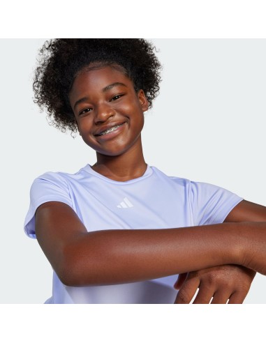 CAMISETA VIOLETA ADIDAS GS (JJ1068).