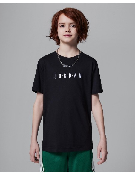 CAMISETA JORDAN NEGRA GS (95D634-023).