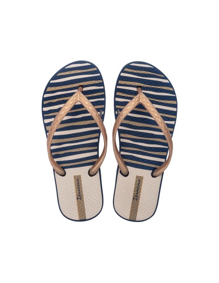 CHANCLA IPANEMA PS AZUL DORADO (IP83667-BD094).