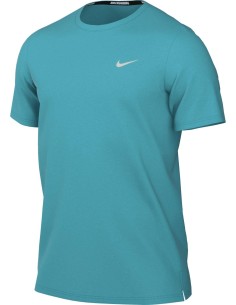 CAMISETA RUNNING TURQUESA NIKE H (DV9315-345).