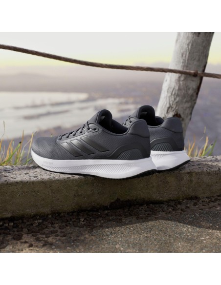 ZAPATILLAS RUNFALCON 5 GRIS ANTRACITA (IE8819).