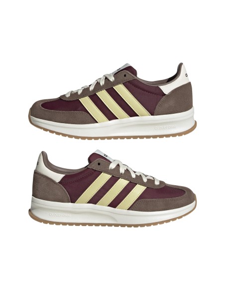ZAPATILLAS RUN 70S 2.0 COLOR MARRON BURDEO Y BEIG (JQ9589).