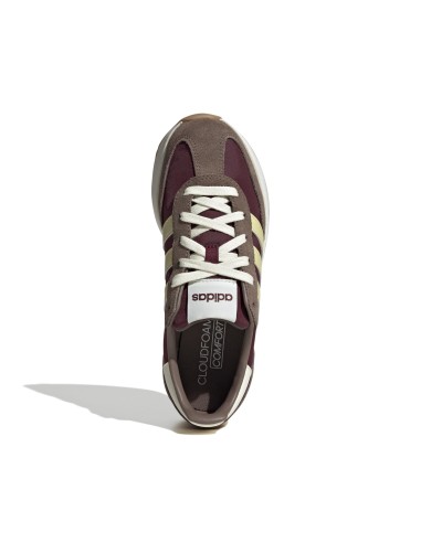 ZAPATILLAS RUN 70S 2.0 COLOR MARRON BURDEO Y BEIG (JQ9589).