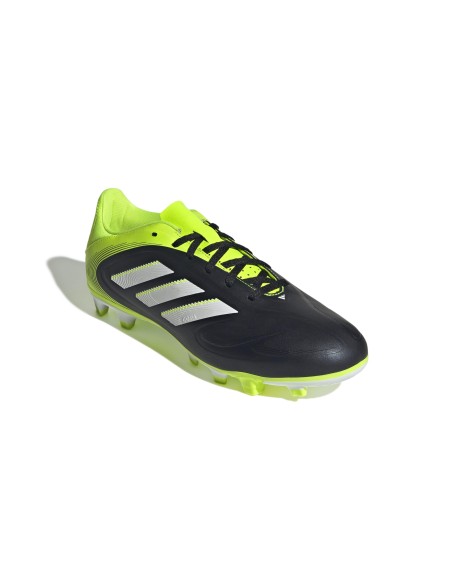 ZAPATILLAS COPA PURE III CLUB NEGRAS VERDE FLUOR FG (JR2896). ZAPATILLAS COPA PURE III CLUB NEGRAS VERDE FLUOR FG (JR2896).
