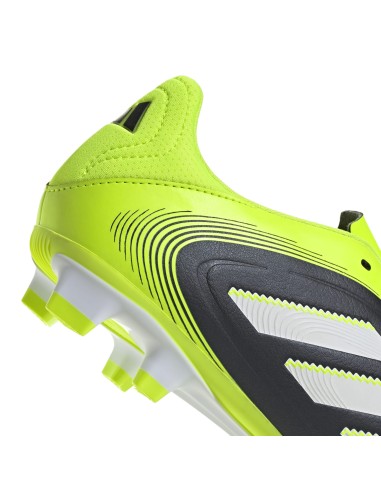 ZAPATILLAS COPA PURE III CLUB NEGRAS VERDE FLUOR FG (JR2896).