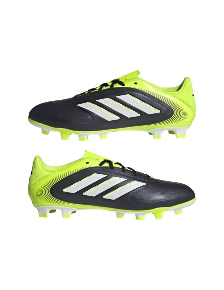 ZAPATILLAS COPA PURE III CLUB NEGRAS VERDE FLUOR FG (JR2896). ZAPATILLAS COPA PURE III CLUB NEGRAS VERDE FLUOR FG (JR2896).