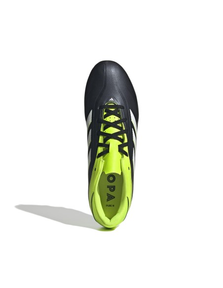 ZAPATILLAS COPA PURE III CLUB NEGRAS VERDE FLUOR FG (JR2896). ZAPATILLAS COPA PURE III CLUB NEGRAS VERDE FLUOR FG (JR2896).