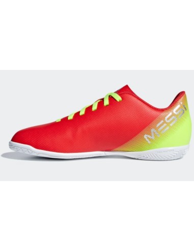 BOTAS DE FUTBOL ADIDAS NEMEZIZ MESSI TANGO 18.4 IN ROJA-AZUL GS NIÑO (CM8639).