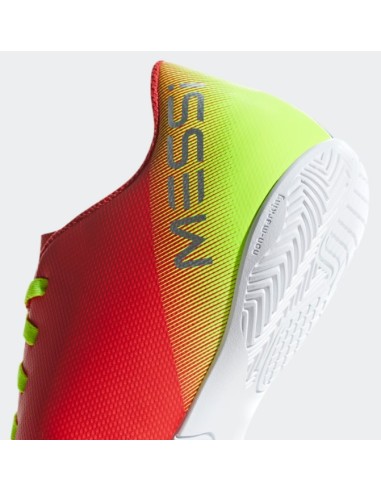 BOTAS DE FUTBOL ADIDAS NEMEZIZ MESSI TANGO 18.4 IN ROJA-AZUL GS NIÑO (CM8639).