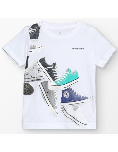 camiseta converse blanca