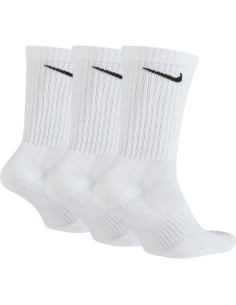 CALCETINES NIKE EVERYDAY CUSHION CREW BLANCO (SX7664-100). 2