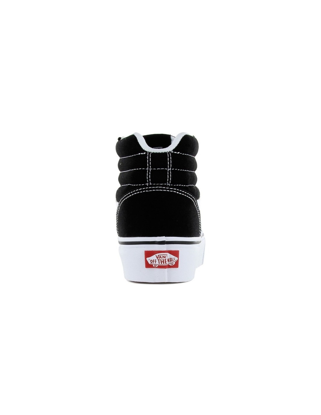 BOTA VANS PLATAFORMA NEGRA BLANCA MUJER BOTA VANS PLATAFORMA NEGRA BLANCA MUJER